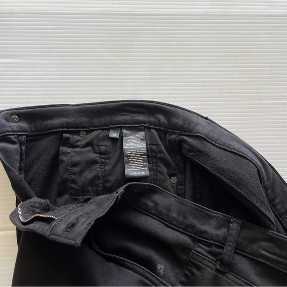 J Brand Tyler Cut Off Shorts Black Size 33 Waist - Picture 7 of 12